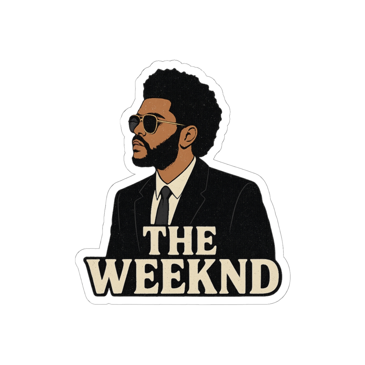 The Weeknd Bold Artist Sticker | Vinyl Decal
