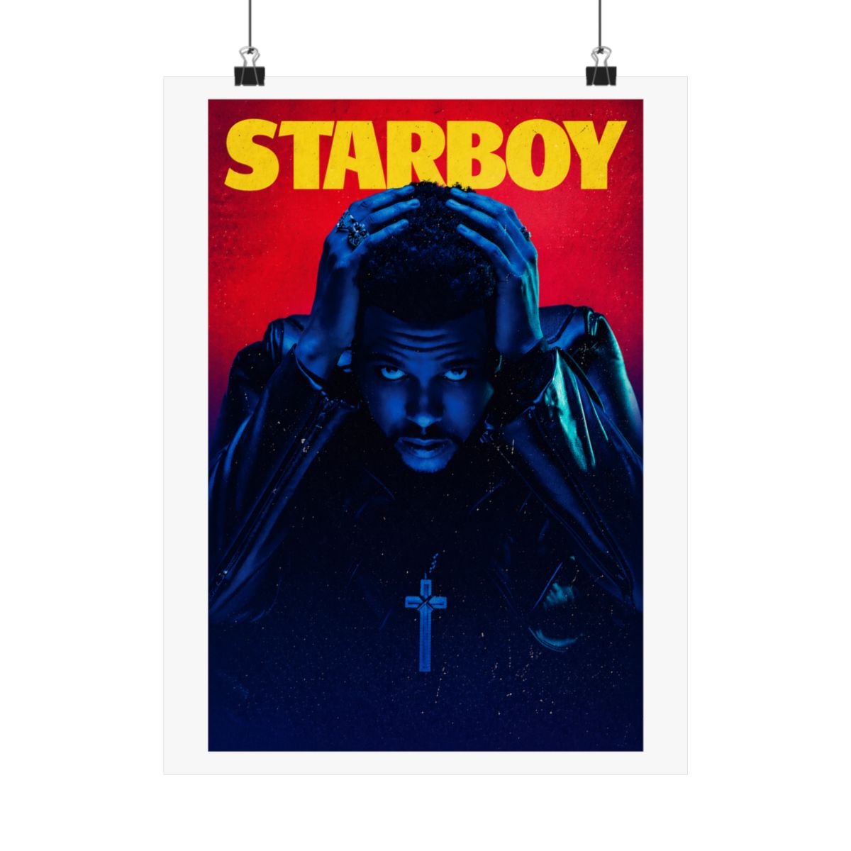 Starboy Poster | Retro Cosmic Wall Art Print - alternate angle 3, merchandise