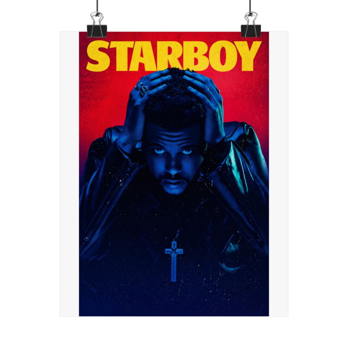 Starboy Poster | Retro Cosmic Wall Art Print - alternate angle 1, merchandise
