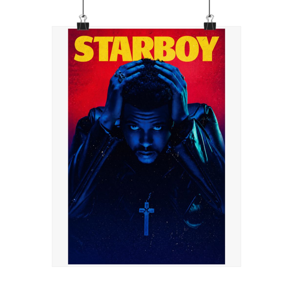 Starboy Poster | Retro Cosmic Wall Art Print - alternate angle 2, merchandise