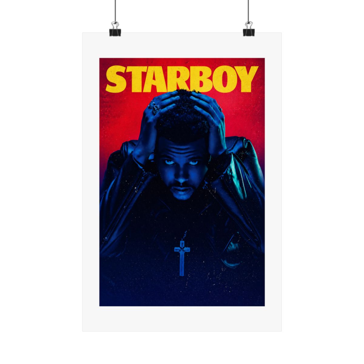 Starboy Poster | Retro Cosmic Wall Art Print - alternate angle 4, merchandise