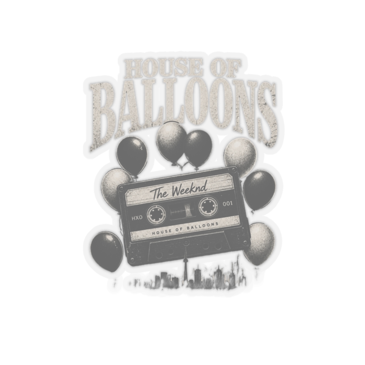 The Weeknd "House of Balloons" Sticker