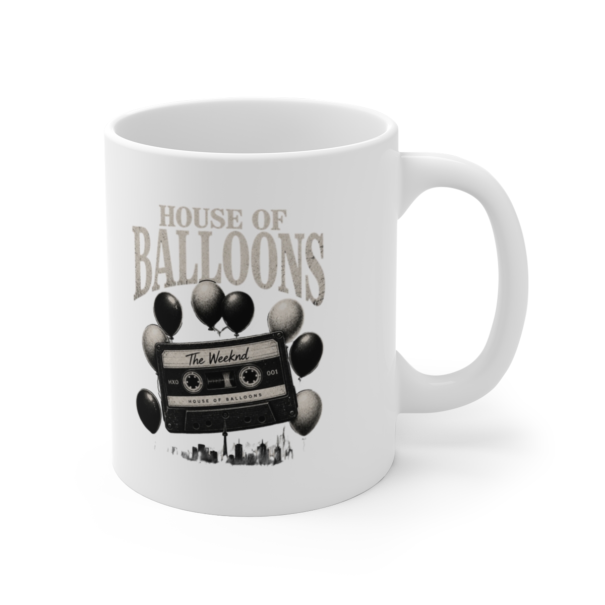 The Weeknd "House of Balloons" White Mug