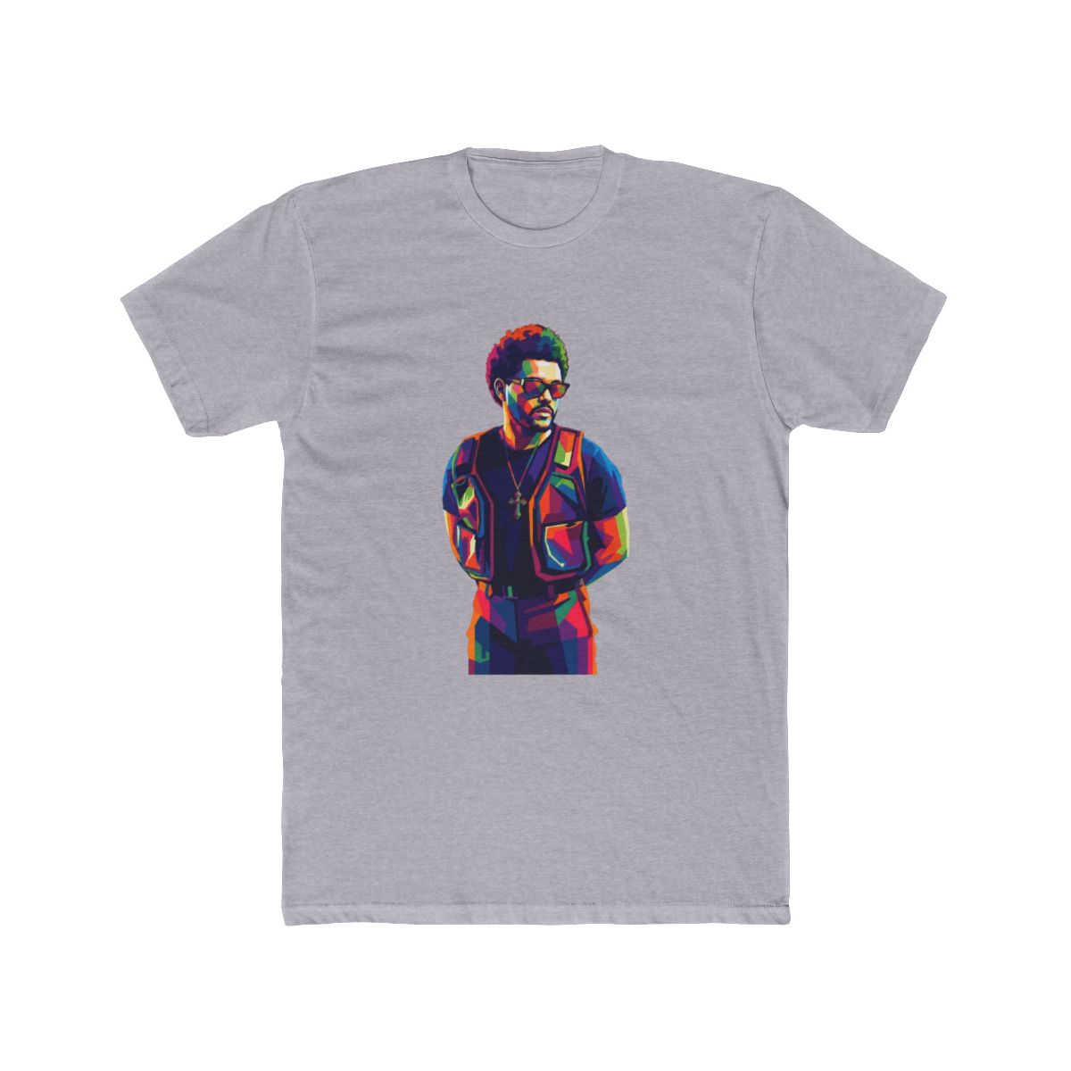 The Weeknd Wpap Pop Art-06 T Shirt - alternate angle 2, merchandise