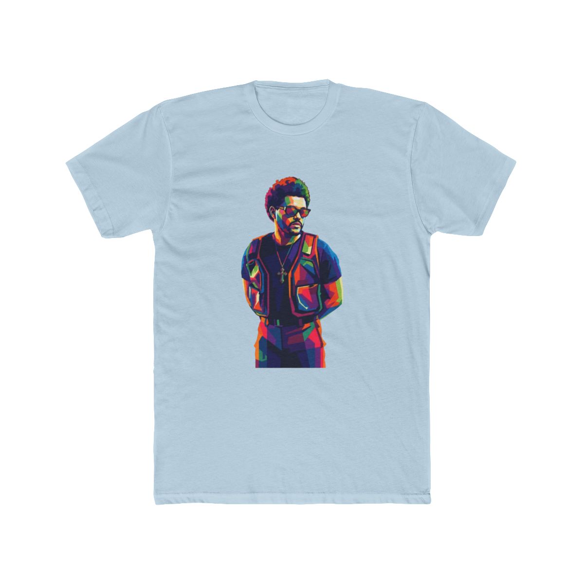 The Weeknd Wpap Pop Art-06 T Shirt - alternate angle 3, merchandise
