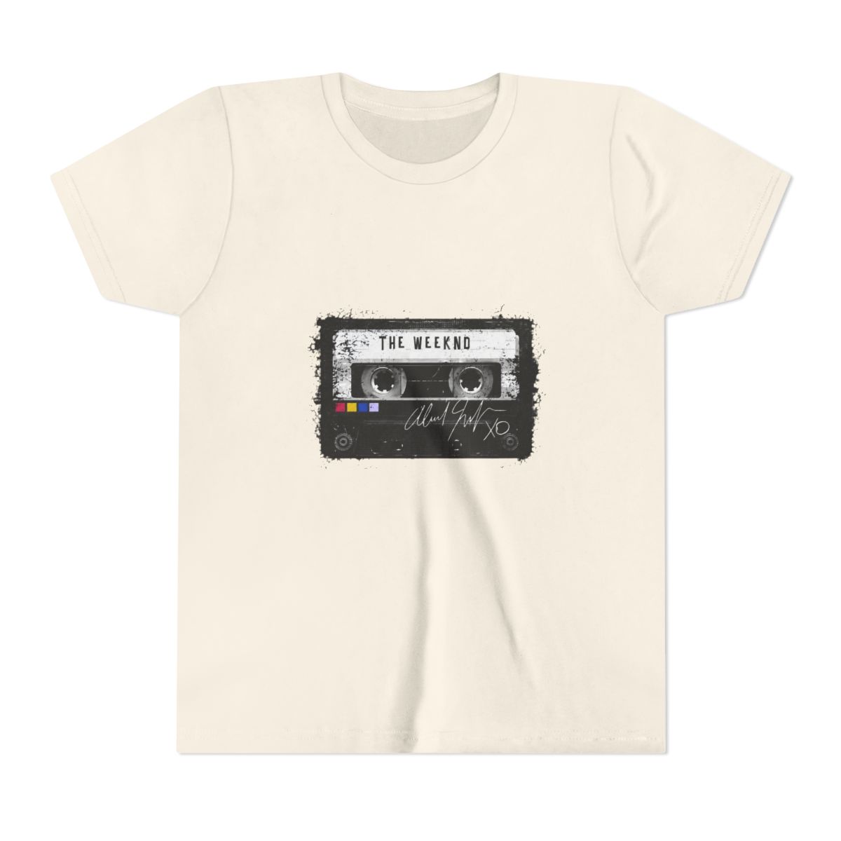 classic cassette - the weekend Kids T Shirt | The Weeknd - alternate angle 3, merchandise