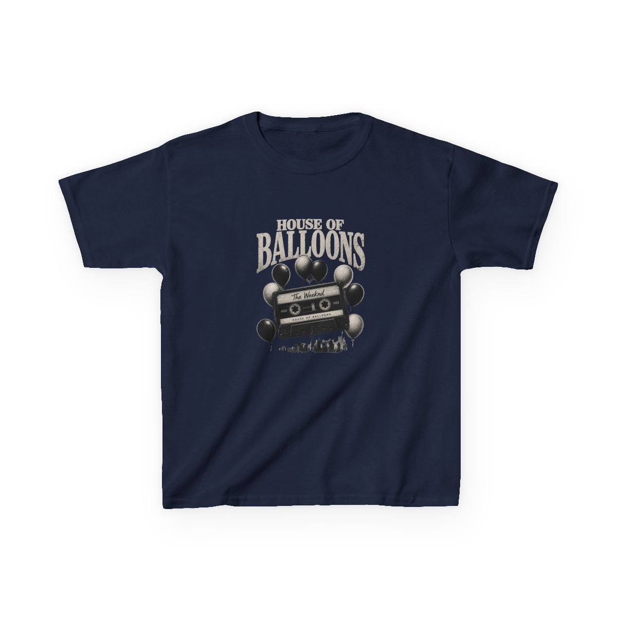 The Weeknd "House of Balloons" Unisex Kids Tee - alternate angle 3, merchandise