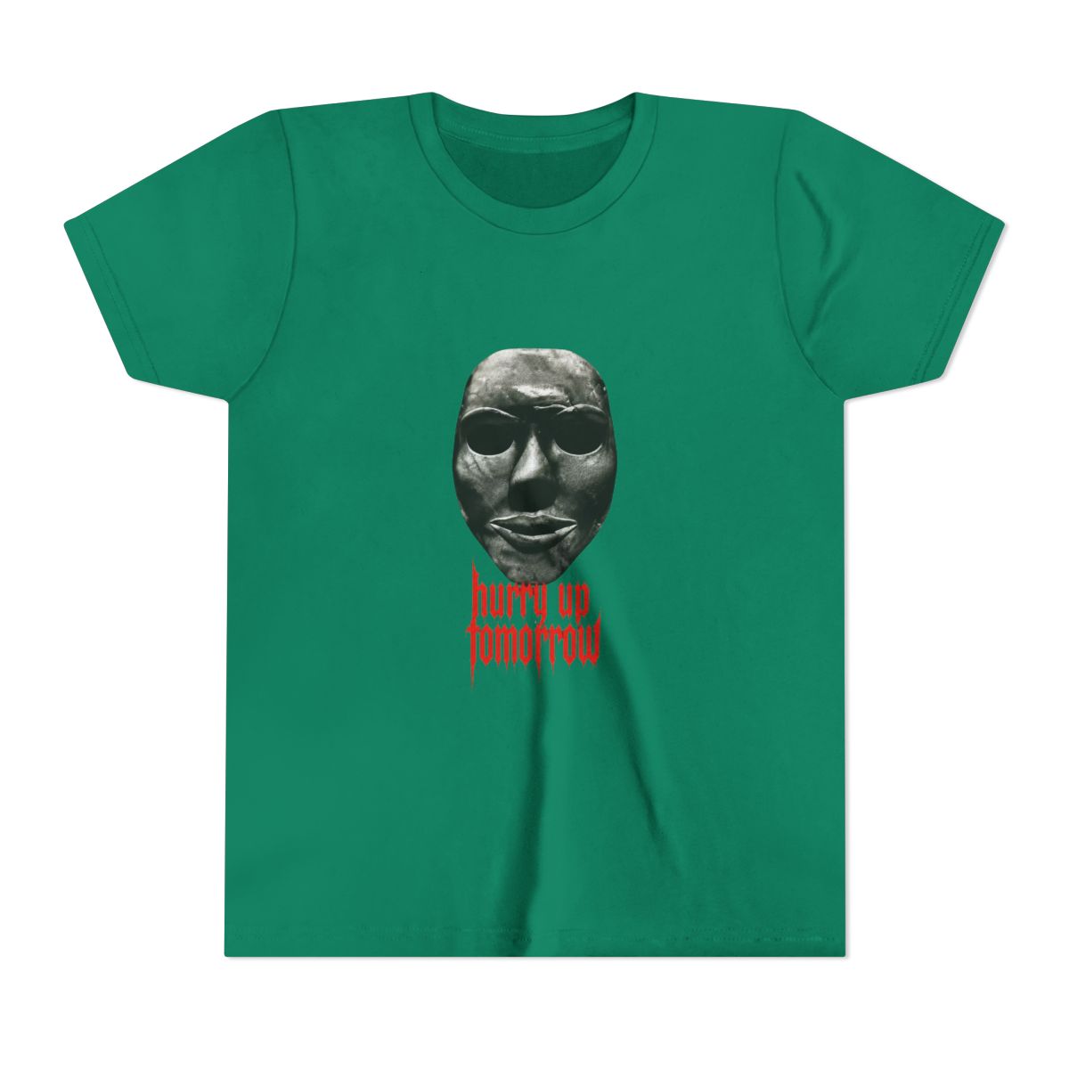 The Weeknd Hurry Up Tomorrow The Mask Kids T Shirt - alternate angle 2, merchandise